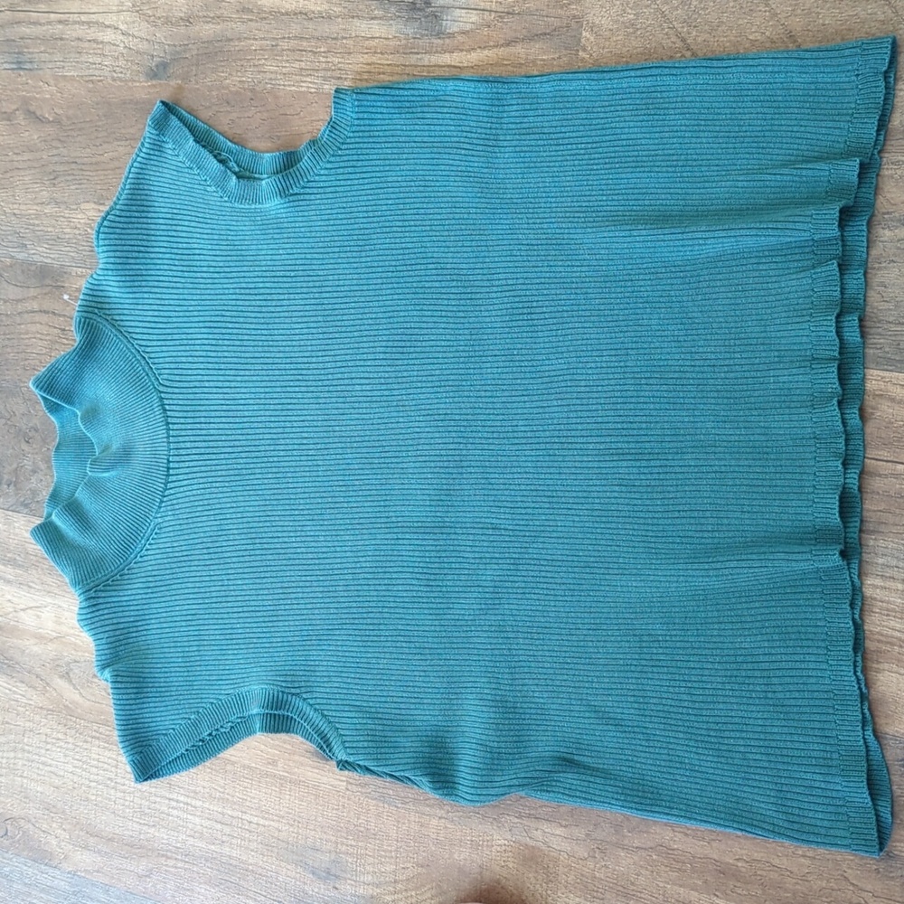 Coldwater Creek 70% silk mock neck top
